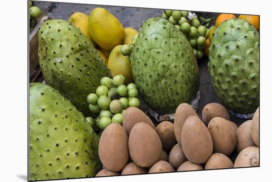 Fresh tropical fruit for sale in historic Cartagena, Colombia.-Jerry Ginsberg-Mounted Photographic Print