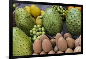 Fresh tropical fruit for sale in historic Cartagena, Colombia.-Jerry Ginsberg-Framed Photographic Print