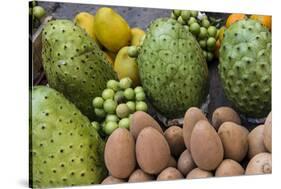 Fresh tropical fruit for sale in historic Cartagena, Colombia.-Jerry Ginsberg-Stretched Canvas