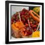 Fresh tropical fruit for sale in historic Cartagena, Colombia.-Jerry Ginsberg-Framed Photographic Print