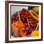 Fresh tropical fruit for sale in historic Cartagena, Colombia.-Jerry Ginsberg-Framed Photographic Print