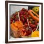 Fresh tropical fruit for sale in historic Cartagena, Colombia.-Jerry Ginsberg-Framed Photographic Print