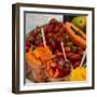 Fresh tropical fruit for sale in historic Cartagena, Colombia.-Jerry Ginsberg-Framed Premium Photographic Print