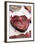 Fresh Tuna Steak at a Market-null-Framed Photographic Print