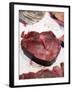 Fresh Tuna Steak at a Market-null-Framed Photographic Print