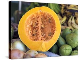 Fresh Vegetables and Fruits at the Local Market in St John's, Antigua, Caribbean-Kymri Wilt-Stretched Canvas