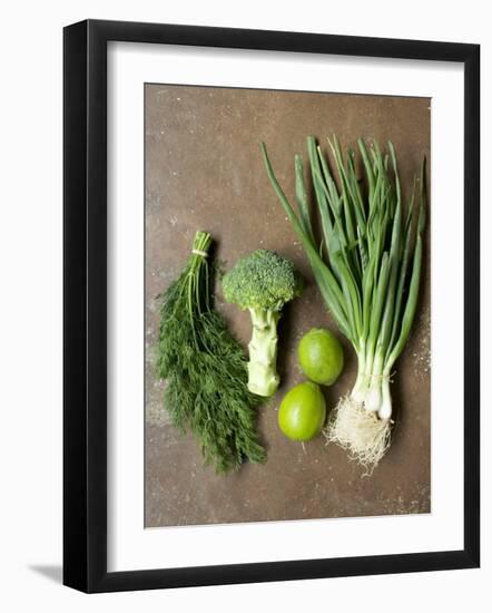 Fresh Vegetables, Dill and Limes-null-Framed Photographic Print