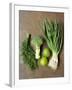 Fresh Vegetables, Dill and Limes-null-Framed Photographic Print