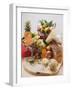 Fresh Vegetables, Fruit, Butter, Nuts and Wholemeal Bread-Foodcollection-Framed Photographic Print