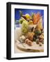 Fresh Vegetables, Fruit, Eggs, Butter and Milk-null-Framed Photographic Print