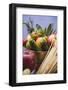 Fresh Vegetables, Fruit, Pasta and Herbs-Foodcollection-Framed Photographic Print