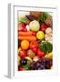 Fresh Vegetables, Fruits and Other Foodstuffs. Shot in a Studio.-prometeus-Framed Photographic Print