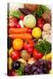 Fresh Vegetables, Fruits and Other Foodstuffs. Shot in a Studio.-prometeus-Stretched Canvas