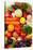 Fresh Vegetables, Fruits and Other Foodstuffs. Shot in a Studio.-prometeus-Stretched Canvas