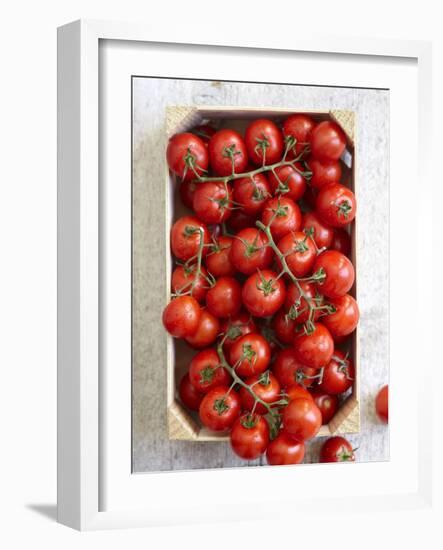 Fresh Vine Tomatoes in a Crate-Susanne Schanz-Framed Photographic Print