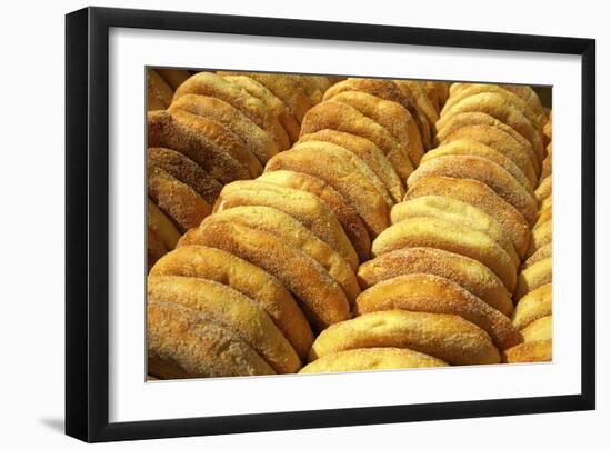 Freshly Baked Bread, Rabat, Morocco, North Africa, Africa-Neil Farrin-Framed Photographic Print