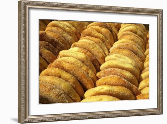 Freshly Baked Bread, Rabat, Morocco, North Africa, Africa-Neil Farrin-Framed Photographic Print