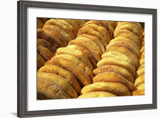 Freshly Baked Bread, Rabat, Morocco, North Africa, Africa-Neil Farrin-Framed Photographic Print