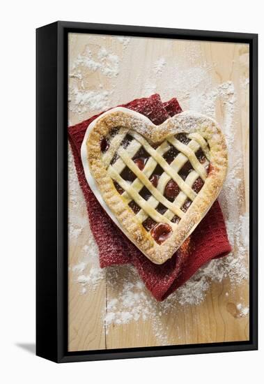 Freshly-Baked Cherry Pie-Foodcollection-Framed Stretched Canvas