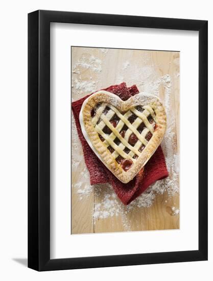 Freshly-Baked Cherry Pie-Foodcollection-Framed Photographic Print