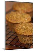 Freshly baked zucchini muffins cooling on a wire rack-Janet Horton-Mounted Photographic Print