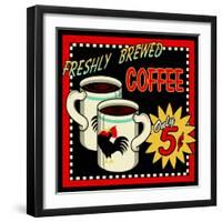 Freshly Brewed Coffee-Kate Ward Thacker-Framed Giclee Print