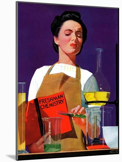 "Freshmen Chemistry," May 4, 1940-John Hyde Phillips-Mounted Premium Giclee Print