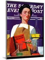 "Freshmen Chemistry," Saturday Evening Post Cover, May 4, 1940-John Hyde Phillips-Mounted Giclee Print