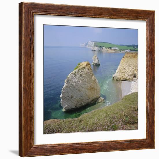 Freshwaster Bay, Isle of Wight, England, UK-Roy Rainford-Framed Photographic Print