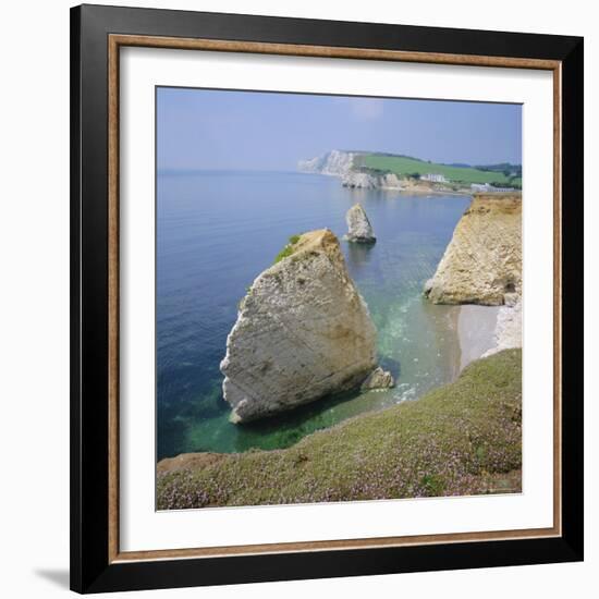 Freshwaster Bay, Isle of Wight, England, UK-Roy Rainford-Framed Photographic Print