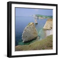 Freshwaster Bay, Isle of Wight, England, UK-Roy Rainford-Framed Photographic Print