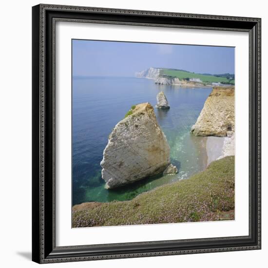 Freshwaster Bay, Isle of Wight, England, UK-Roy Rainford-Framed Photographic Print