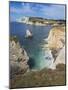 Freshwater Bay and Chalk Cliffs of Tennyson Down, Isle of Wight, England, United Kingdom, Europe-Roy Rainford-Mounted Photographic Print