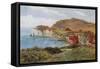 Freshwater Bay, I of Wight-Alfred Robert Quinton-Framed Stretched Canvas