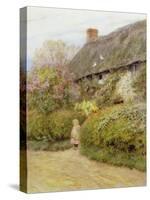 Freshwater Cottage-Helen Allingham-Stretched Canvas