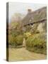 Freshwater Cottage-Helen Allingham-Stretched Canvas