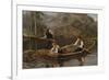 Freshwater fishing, 1919-Jahn Ekenaes-Framed Giclee Print