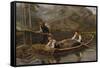 Freshwater fishing, 1919-Jahn Ekenaes-Framed Stretched Canvas