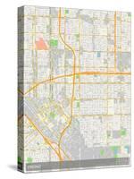 Fresno, United States of America Map-null-Stretched Canvas