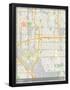 Fresno, United States of America Map-null-Framed Poster