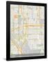 Fresno, United States of America Map-null-Framed Poster