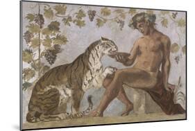 Fresque : Bacchus-Eugene Delacroix-Mounted Giclee Print