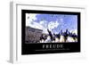 Freude: Motivationsposter Mit Inspirierendem Zitat-null-Framed Photographic Print