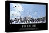 Freude: Motivationsposter Mit Inspirierendem Zitat-null-Stretched Canvas