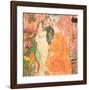 Freunddinnen-Gustav Klimt-Framed Art Print