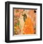 Freundinnen-Gustav Klimt-Framed Art Print