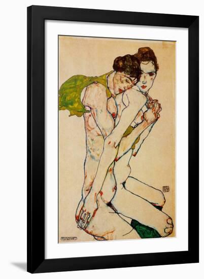 Freundschaft, 1912-Egon Schiele-Framed Art Print