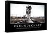 Freundschaft: Motivationsposter Mit Inspirierendem Zitat-null-Framed Stretched Canvas