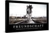 Freundschaft: Motivationsposter Mit Inspirierendem Zitat-null-Stretched Canvas