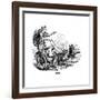 Freya (Frig) Goddess of Love in Scandinavian Mythology, Driving Her Chariot Pulled by Cats-null-Framed Giclee Print